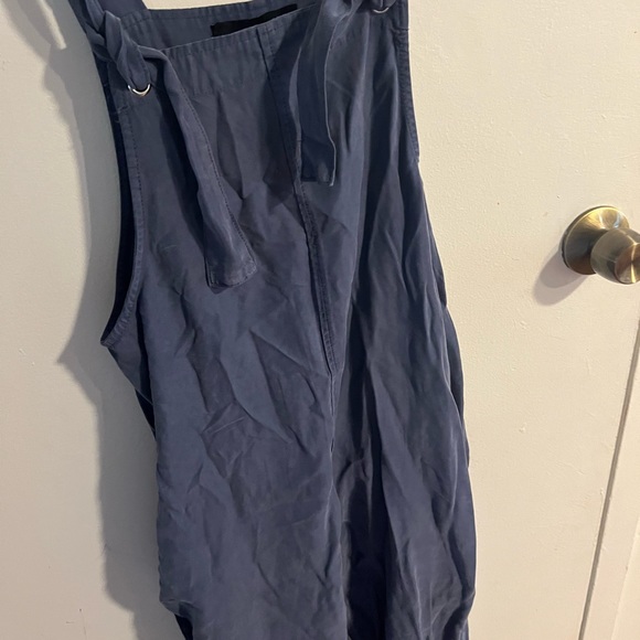 Forever 21 nwt twill overalls Grey blue small - Picture 6 of 9